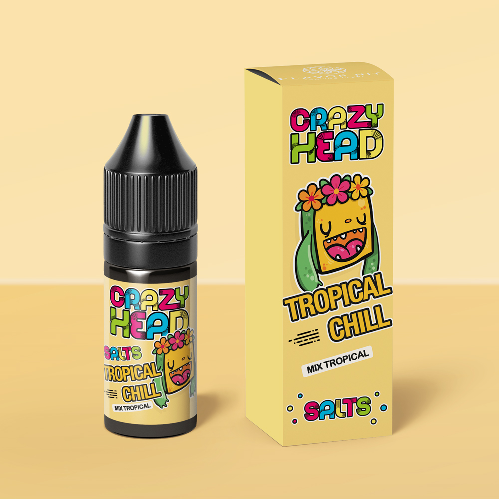 TROPICAL CHILL- CRAZY HEAD - SALTS - 10ML 