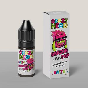 DRAGON POP- CRAZY HEAD - SALTS - 10ML 